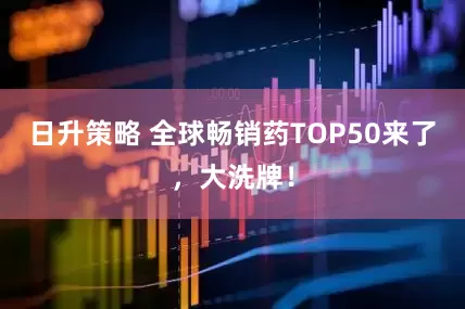 日升策略 全球畅销药TOP50来了，大洗牌！